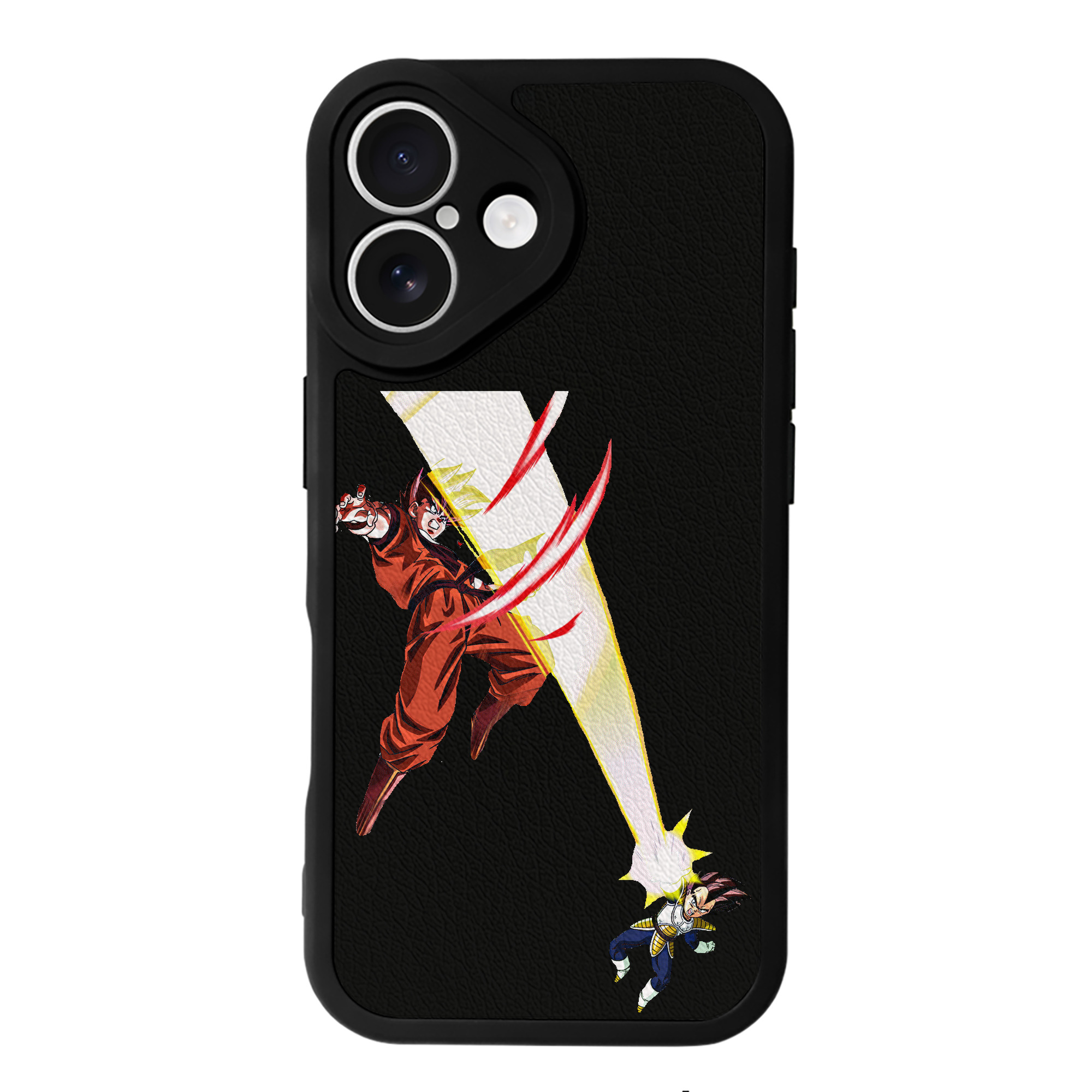 （画像用） ドラゴンボール ベジータ四世（Bejīta Yonsei）DRAGON BALL Vegeta IV 【iPhone 16シリーズ対応】シリコンスマホケース（レザー調） 材質：シリコン